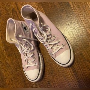 Light Purple Platform Converse